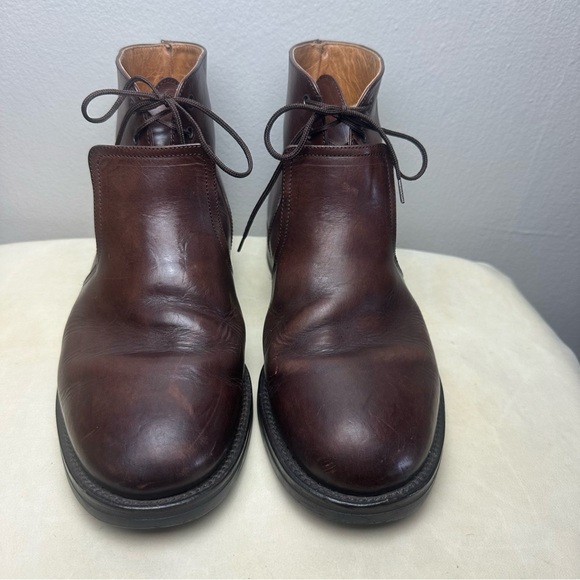 Dres Van Noten Other - Dres Van Noten Men’s Vintage Brown Italian Leather Chukka Boots Estimated Sz 13